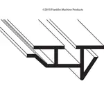 AllPoints Foodservice Parts & Supplies 1241018 Retainer Strip