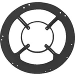 AllPoints 1241332 Wall Ring Basket