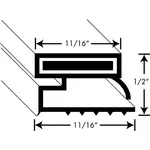 AllPoints Foodservice Parts & Supplies 1271069 Magnetic Gasket Kit