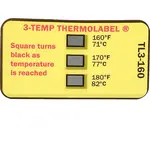 AllPoints 1381242 Dishwasher Temperature Label