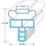 AllPoints 25389 Refrigerator Door Gasket