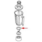 AllPoints Foodservice Parts & Supplies 321189 Container Gasket