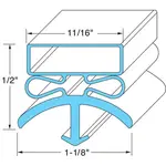 AllPoints Foodservice Parts & Supplies 741473 Magnetic Gasket Kit