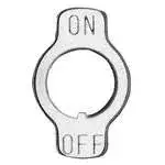 AllPoints Foodservice Parts & Supplies 26-1713 Toggle Switch Plate