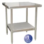 AllPoints Foodservice Parts & Supplies
2801782 Work Table,

Stainless Steel Top
with 
and 
- 00"W x 00"D