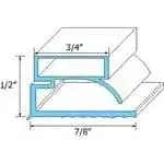 AllPoints Foodservice Parts & Supplies 74-1105 Magnetic Refrigerator Door Gasket