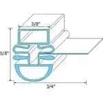 AllPoints Foodservice Parts & Supplies 74-1238 Door Gasket