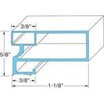 AllPoints Foodservice Parts & Supplies 74-1244 Door Gasket