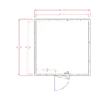 American Panel Corporation 12X12F-I Walk-In Freezer