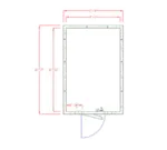 American Panel Corporation 8X12F-I Walk-In Freezer