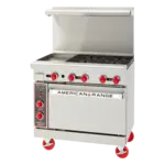 American Range AR-12G-4B-C
Restaurant Gas Range,
with 

and 
-
