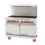 American Range
AR-24G-4B-DSB
Restaurant Gas Range,
48" W
with 


and Controls,
-