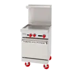 American Range AR-24G
Restaurant Gas Range, 24" W
with 

and 
-