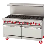 American Range AR-36G-4B-CC
Restaurant Gas Range, 60" W
with 

and 
-