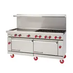 American Range
AR-36G-6B-DSB
Restaurant Gas Range, 72" W
with 

and 
-