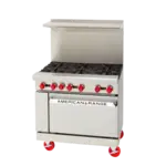 American Range AR-6
Restaurant Gas Range,
with 

and 
-