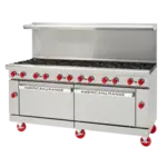 American Range AR-72G-CL-SBR
Restaurant Gas Range, 72" W
with 

and 
-
