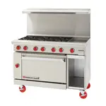American Range
AR-8-126L-SBR
Restaurant Gas Range,
48" W
with 


and Controls,
-