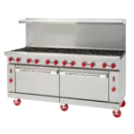 American Range ARGF-12-CC
Restaurant Gas Range, 72" W
with 

and 
-