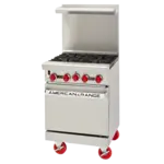 American Range ARGF-12G-2B
Restaurant Gas Range, 24" W
with 

and 
-