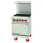 American Range
ARGF-24G
Restaurant Gas Range, 24" W
with 

and 
-