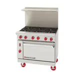 American Range
ARGF-6
Restaurant Gas Range,
with 

and 
-