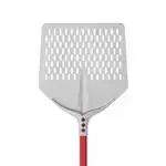 AMPTO 752F36A Square perforated pizza peel shovel