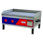 AMPTO GR3E 25.00'' Countertop Electric Griddle with Adjustable Controls, 220 Volts