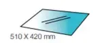 AMPTO RTEK033 Glass Shelf