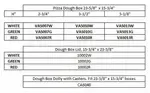 AMPTO VAS007G Dough Proofing Retarding Pans / Boxes