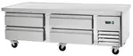 Arctic Air ARCB72 74" 4 Drawer Refrigerated Chef Base with Marine Edge Top - 115 Volts