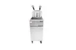 Atosa ATFS-40ES-LP Gas Floor Model Full Pot Fryerwith Controls-