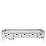 Atosa ATG-6024-C 62'' Countertop Gas Griddle with Controls -