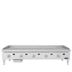 Atosa ATG-6024-S 62'' Countertop Gas Griddle with Controls -