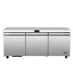 Atosa AUR72SD-GR 72.62'' SectionUndercounter Refrigerator withand Compressor