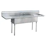 Atosa SS1818D31D18 Commercial Sink,(3) Three Compartment, Constructionwith and - " W