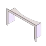 Beech Ovens BCHLIN-RND1F Flat Faced Stainless Steel Lintel for RND0900