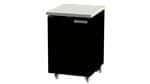 Beverage Air BB24HC-1-F-B Black 1 Solid Door Refrigerated Back Bar Storage Cabinet, 115 Volts