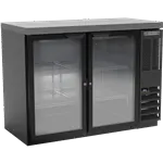 Beverage Air BB48HC-1-GS-F-PT-B-27 Refrigerated Pass-Thru Food Rated Back Bar