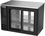 Beverage Air BB48HC-F-GS-PT-B Refrigerated Pass-Thru Back Bar Food Rated
