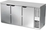 Beverage Air BB72HC-1-F-PT-S-27 Refrigerated Open Food Rated Back Bar Pass-Thru