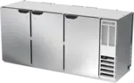 Beverage Air BB72HC-1-F-PT-S Refrigerated Open Food Rated Back Bar Pass-Thru