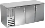 Beverage Air BB72HC-1-F-PT-S Refrigerated Open Food Rated Back Bar Pass-Thru