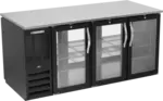 Beverage Air BB72HC-1-FG-PT-B-27 Back Bar Cabinet, Refrigerated, Pass-Thru