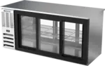 Beverage Air BB72HC-F-GS-PT-S Refrigerated Pass-Thru Back Bar Food Rated