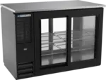 Beverage Air BBN48HC-F-GS-PT-B Refrigerated Pass-Thru Back Bar Food Rated