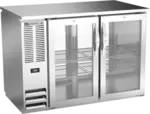 Beverage Air BBN48HC-G-PT-S Refrigerated Pass-Thru Back Bar Refrigerator