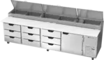 Beverage Air DPD119HC-9
 1190'' 
 


Refrigerated Pizza Prep Table