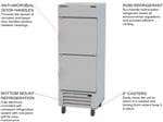 Beverage Air HBF27HC-1-HS 30'' 26.57 cu. ft. Bottom Mounted 1 Section Solid Half Door Stainless Steel Reach-In Freezer