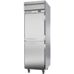 Beverage Air HF1HC-1HS 26'' 24.0 cu. ft. Top Mounted 1 Section Solid Half Door Stainless Steel and Aluminum Reach-In Freezer